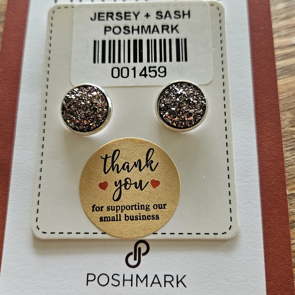 Jersey + Sash Sparkling Earrings